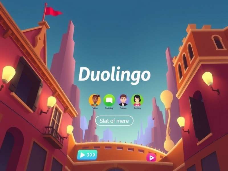 Duolingo ad analytics dashboard showing engagement metrics