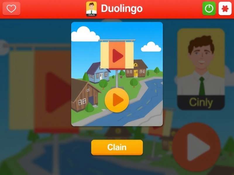 Duolingo game app interface showing lessons, streaks, and leagues