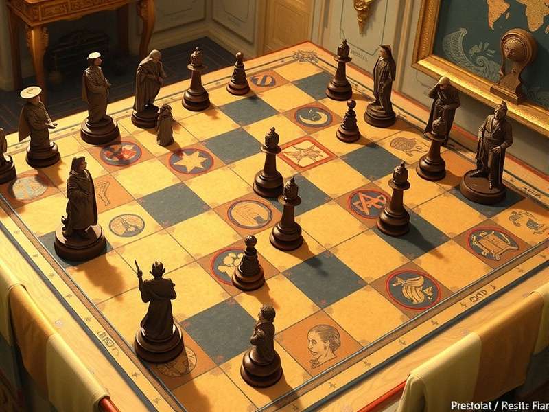 Person using Duolingo app on smartphone with Eiffel Tower in background