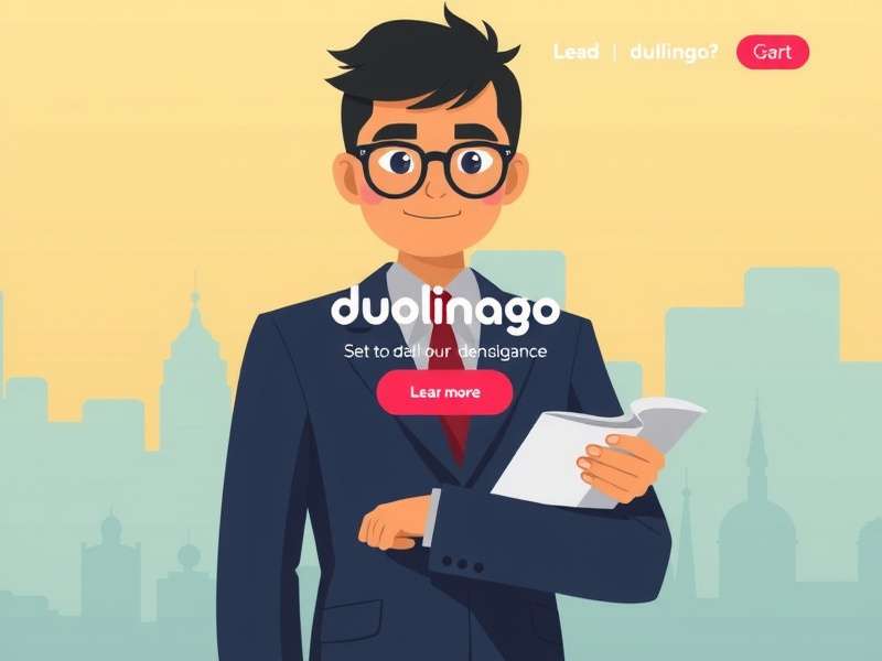 Duolingo game interface on laptop and mobile