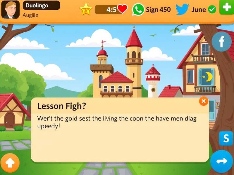 Duolingo gameplay interface showing a French lesson in progress