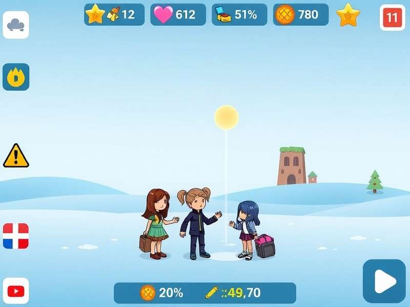 Two people smiling at their phones while playing a language learning game, representing a Duolingo Friends Clash