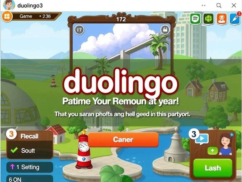 Duolingo offline lesson download interface showing selection options