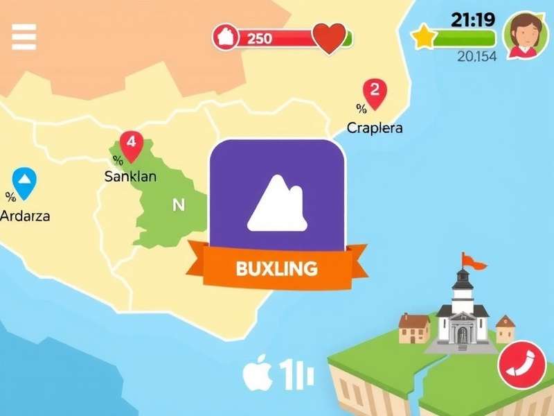 Person using Duolingo app on smartphone with language learning interface visible