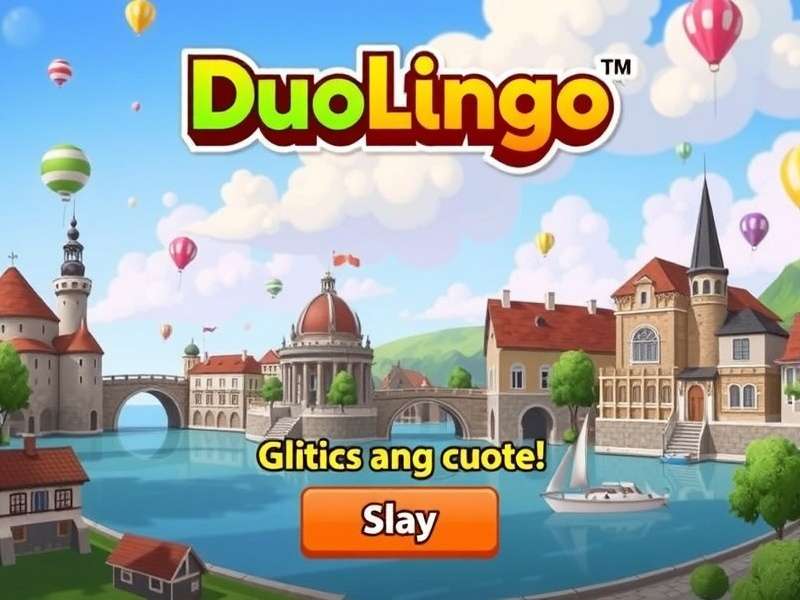 Detailed view of Duolingo PC interface with annotations highlighting power-user features