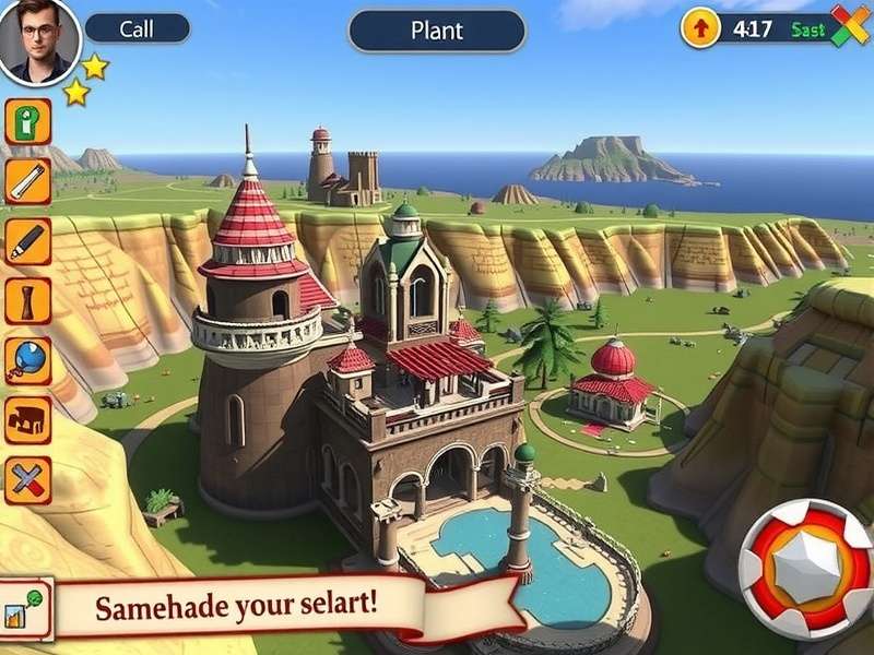 Screenshot of Duolingo Geoguessr game interface showing a street view challenge