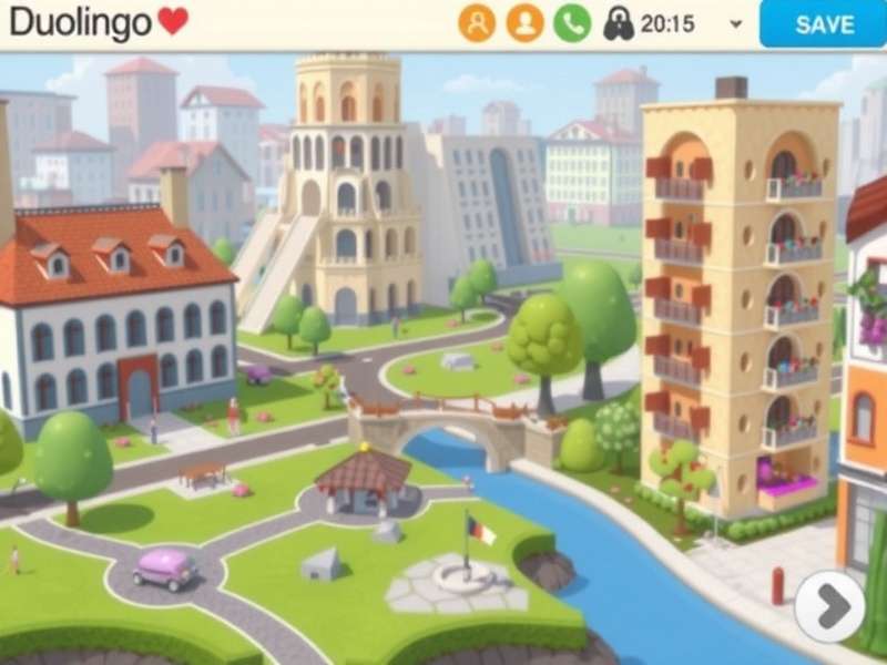 Person using Duolingo Max on a smartphone with AI features visible