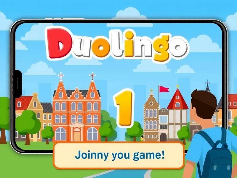 Duolingo gameplay on PC screen showing language lessons