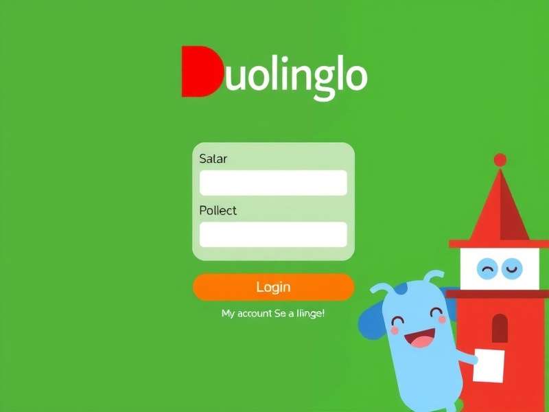 Person using Duolingo app on a smartphone showing language learning interface