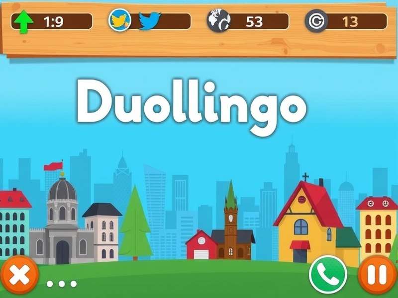 Duolingo app gameplay on multiple devices
