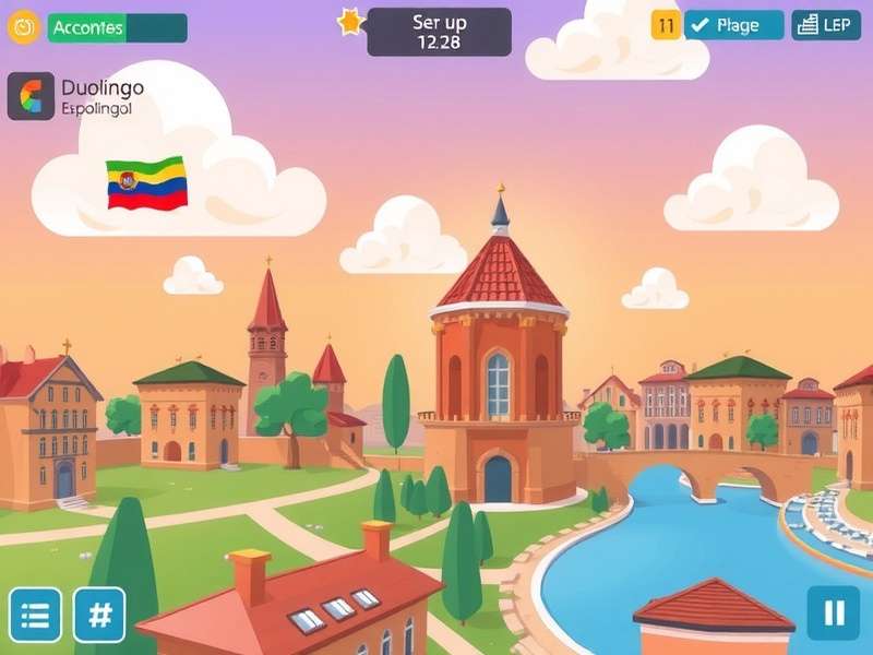 Duolingo Spanish app interface showing lessons and streaks