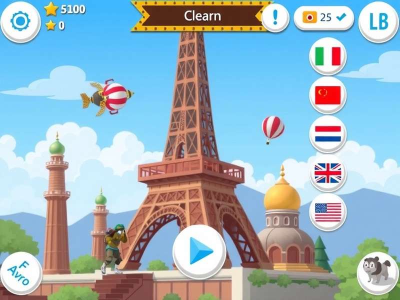 Person using Duolingo app on a smartphone