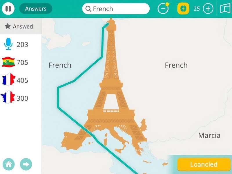 Duolingo French Level 1 interface showing a lesson in progress