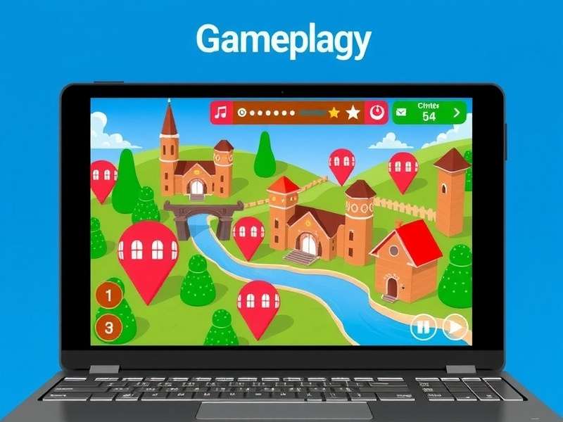 Duolingo gameplay on laptop showing language lessons and streak progress
