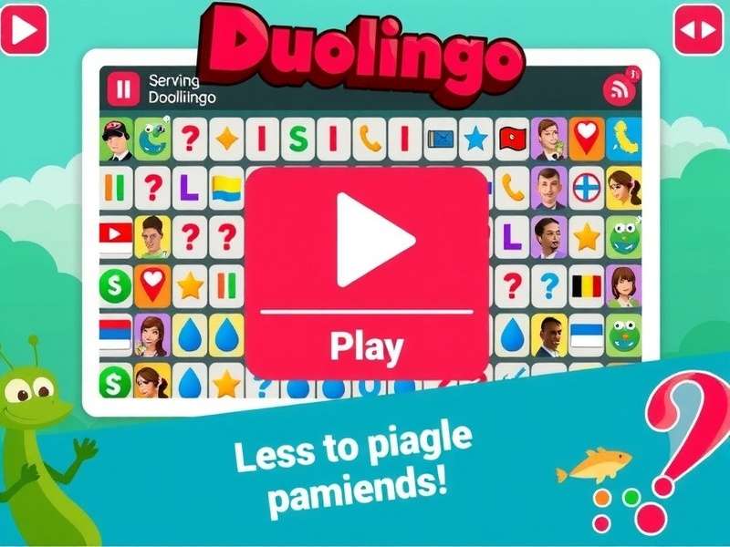 Duolingo Game Play Free dashboard showing streak, league, and XP statistics