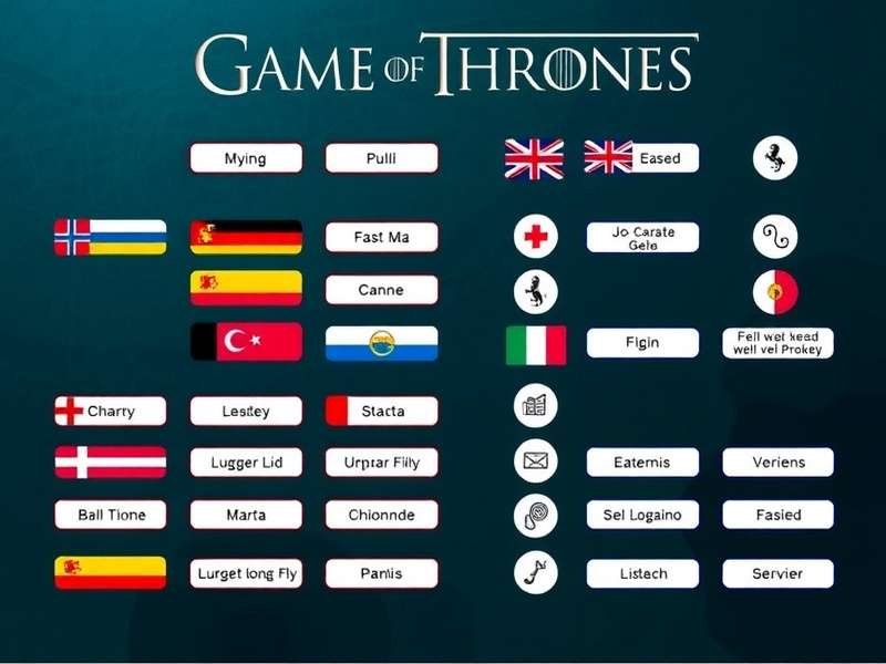 Map of Westeros with Duolingo owl and language icons overlaid, representing the Duolingo Game Of Thrones Language List