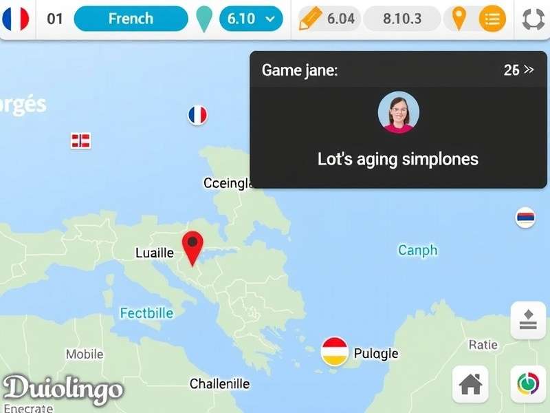 Duolingo Gameplay French English – Master French through English with Duolingo's gamified learning system